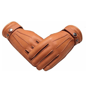 Design Your Own Low MOQ Genuine Leather <b>Gloves</b> 2026 New Style Fashion Leather <b>Gloves</b> Made In Pakistan - Product Image 2