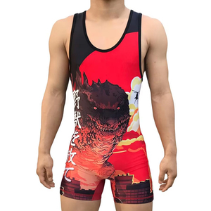 Singletes de Lucha Libre con Logotipo Personalizado, Estampado por Sublimación, Talla Grande 6XL, Transpirables, de Alta Calidad para Hombre - Product Image 1
