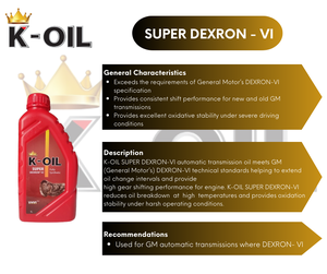 Líquido de transmisión automática SUPER DEXRON III y IV para cajas de cambios automáticas Buen rendimiento Buen precio por la marca OEM de Vietnam - Product Image 3