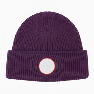Gorro de Punto Liso de Alta Calidad, Grueso y Cálido para Invierno, Unisex, Color Sólido, Directo de Fábrica - Product Image 3