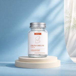 [FROM OREUM] Dentifrice solide de voyage saveur mandarine de Jeju, 60 comprimés, pour articles de toilette personnels en voyage - Product Image 2