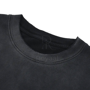 Camiseta de manga corta con estampado descolorido por el sol, 100% algodón, corte holgado, nuevo diseño para hombre, hecha en Pakistán, al mejor precio. - Product Image 6