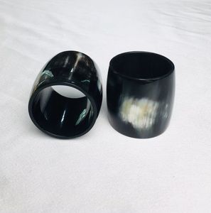 <b>Hand</b> Crafted Best Quality of Real Buffalo / Natural Cow Horn Napkin <b>Holder</b> / Napkin <b>Ring</b> For Table Decoration - Product Image 2