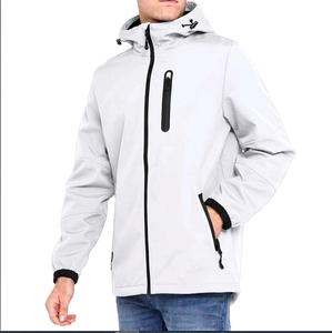 Veste Softshell Homme Légère Respirante à Séchage Rapide avec Broderie, Col Montant, Logo Frontal, Coupe-Vent – Collection Hiver – Offre Spéciale - Product Image 2