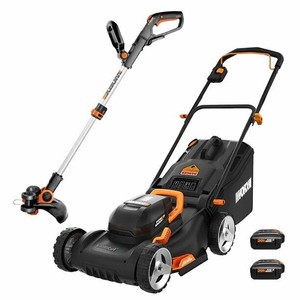 Tondeuse à gazon robotisée sans fil 20V 2.0Ah avec batterie rechargeable et coupe-herbe pour jardin - Product Image 1