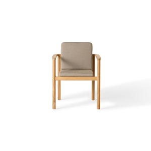 Silla de Comedor de Madera Maciza de Alta Calidad con Cojín de Tela – Asiento de Diseño Escandinavo para Restaurante, Hotel y Comercio - Product Image 3