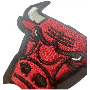 100 Percent Embroidered <b>Patch</b> Customized <b>Sew</b> Iron <b>on</b> <b>Patches</b> for Clothing with Custom Logo and Hook Loop Backing - Product Image 3