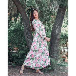 Robe florale rose Taffy respirante taille XS - Product Image 6