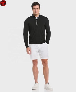 Sudadera de Algodón con Media Cremallera y Hombros Caídos, Personalizable con Logotipo OEM, de Alta Calidad, Estilo Fear God para Hombre - Product Image 2