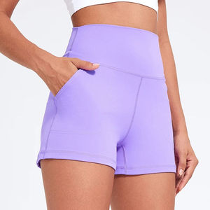 Shorts de Yoga para Mujer OEM ODM, Shorts Deportivos Ligeros y Cómodos para Correr, Shorts de Yoga para Mujer, Shorts Deportivos Elásticos para Entrenamiento - Product Image 3