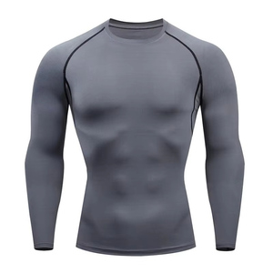 Chemises de sport à manches longues ajustées de qualité supérieure |   Chemises de sport anti-transpiration |   Vêtements de sport personnalisés violets, chemise unisexe - Product Image 5