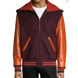 Blouson Bomber d'Hiver pour Homme Rapid Sports, Style Vintage, Broderie Personnalisée, Imperméable, Col Montant, Toile Laine/Viscose - Product Image 4