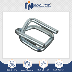Fabricante y Exportador de Renombre que Vende Hebillas de Alambre Galvanizado de Alta Calidad para Correas de Cordón Compuesto de Poliéster en 32 mm - Product Image 3