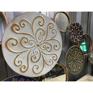 Escultura Metálica Contemporánea para Pared, Arte Floral Irregular, Decoración para Sala de Estar - Product Image 2