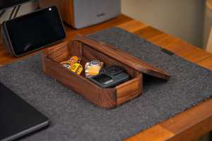 Premium Handmade Solid Wooden Jewelry <b>Storage</b> Box with Lid Luxury Wooden Keepsake Box Ring Organizer Gift Box Custom Wooden - Product Image 5