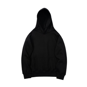 Sweat-shirts à capuche surdimensionnés pour hommes en coton 100% lourd, avec logo personnalisé, streetwear pour l'automne et l'hiver - Product Image 2