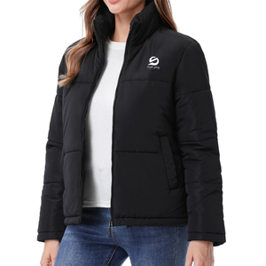 เสื้อแจ็คเก็ตพัฟเฟอร์ผู้หญิงแบบสั่งทำโลโก้ได้  คอตั้ง กันน้ำ กันลม เป็นมิตรกับสิ่งแวดล้อม ระบายอากาศได้ดี - Product Image 5