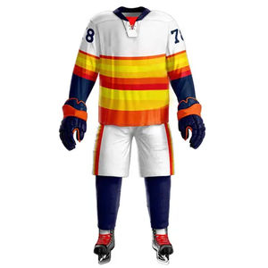 Maillot de hockey sur glace pour hommes, imprimé sur mesure, nouveau style, technique de sublimation, uniforme sportif OEM - Product Image 1