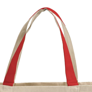 Custom Logo And SimpleDesigned Cotton Tote Shopping Bag Handbag Shoulder High Quality Silk-screen Printed Eco-friendly - Product Image 4