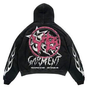 Survêtement homme slim fit personnalisé avec logo, en molleton technique, avec poches latérales, à capuche, respirant, pour l'hiver - Product Image 3