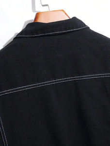 Vestes en jean pour hommes, nouveau style, haute qualité, prix usine, vente en gros, style décontracté urbain - Product Image 4