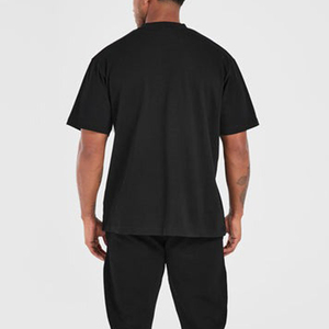 Camisetas de Hombre de Alta Calidad y Peso Pesado, 300 Gramos de Algodón, Diseño Moderno y Holgado con Hombros Caídos, Camiseta de Algodón de 300 Gramos - Product Image 2