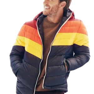 High Quality Streetwear Puffer Down <b>Jackets</b> Custom Graphic Sublimation Printed Winter Coat Thick Insulated <b>Packable</b> Puffer Coat - Product Image 2