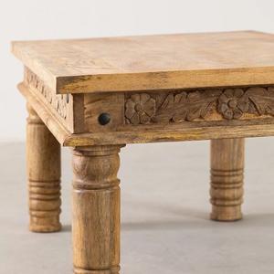 Table basse de jardin rectangulaire Vandana Hexa Arion 115x70 cm en bois d'acacia Ioanis - Product Image 3