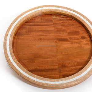 Bandeja de madera de acacia Rectangular de estilo de arte moderno de fabricante indio Bandeja decorativa para el hogar con un precio económico Artículo de Venta caliente - Product Image 6