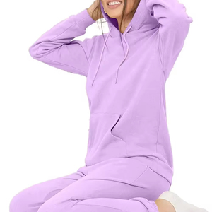 Chándal para Mujer 100% Algodón Felpa con Logotipo Personalizado, Estilo con Cremallera, Última Moda, Chándal de Alta Calidad - Product Image 6