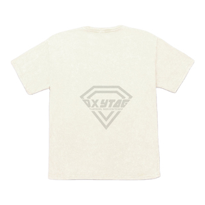 T-shirt en coton épais surdimensionné personnalisé, style vintage, épaules tombantes, streetwear, pour homme, uni, fabricant de t-shirts - Product Image 5