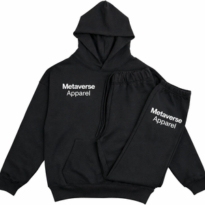 Conjunto de Sudadera y Pantalones de Chándal de Diseño para Mujer, de Algodón Grueso, Lavado Ácido, Color Liso, con Capucha, de Dos Piezas, Informal, para Invierno - Product Image 1