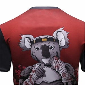 เสื้อรัดกล้ามเนื้อแขนยาวสำหรับผู้ชาย MMA BJJ UPF50+ ระบายอากาศได้ดี ผลิตจากผ้าสแปนเด็กซ์/โพลีเอสเตอร์ ยี่ห้อ Fortleo - Product Image 3