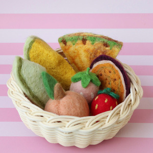 Ensemble de jouets de cuisine tendance pour enfants, jeu d'imitation, poêle en rotin avec spatule, jouets de cuisine pour bébés et tout-petits - Product Image 3