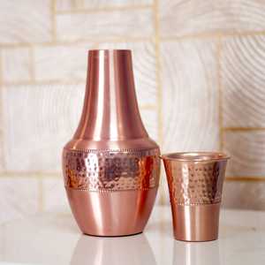 Taza Venus de Cobre de Diseño Moderno y Ecológico de Primera Calidad, 1500 ml, con Tapa para Beber Agua, para Uso Doméstico, de Fabricante Indio - Product Image 5