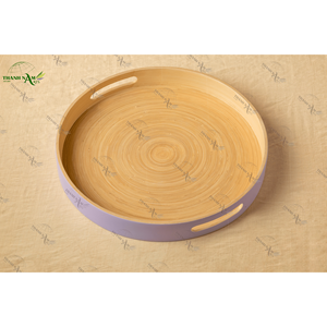 Plateau de service en bambou écologique fabriqué au Vietnam avec un savoir-faire traditionnel - Product Image 1