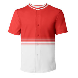 Maillot de baseball sublimé personnalisé OEM 2026 de qualité supérieure, à manches courtes, avec motif vierge, vente en gros - Product Image 1