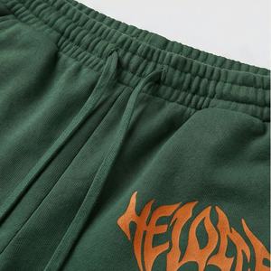 Pantalones Cortos Largos de Algodón y Felpa para Hombre, 300 GSM, Hechos a Medida, para Correr, Color Personalizado, a la Moda, Venta al Por Mayor - Product Image 4