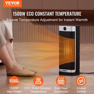 เครื่องทำความร้อนไฟฟ้าแบบเซรามิกขนาด 16 นิ้ว พร้อมรีโมทคอนโทรล ปรับระดับความร้อนได้ 2 ระดับ เงียบ ปลอดภัย ป้องกันการล้มและการร้อนเกิน - Product Image 2