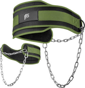 Ceinture de dips confortable pour dips et tractions avec poids, ceinture de dips abordable avec fixation de chaîne sécurisée - Product Image 1