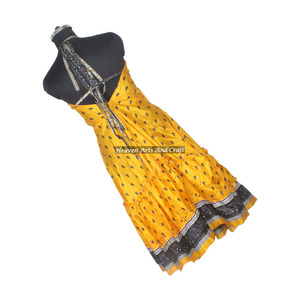 Nuevo fabricante y mayorista bohemio de ropa femenina, sari indio vintage de seda, vestido largo con cuello en V, elegante vestido de noche para damas. - Product Image 5