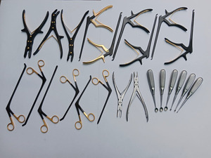 Juego de 23 Piezas de Curetas Óseas Codman Kerrison Rongeur, Instrumentos Ortopédicos Quirúrgicos Manuales de Acero Inoxidable - Product Image 6