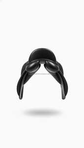 Silla de montar de doma clásica de cuero premium con estructura de madera, cómoda y duradera, equipo de equitación. - Product Image 3