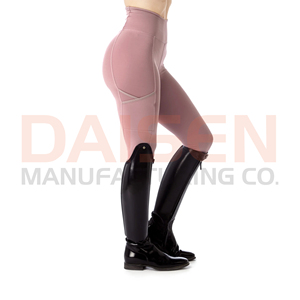 Women Equestrian Performance Leggings Silicone Grip Riding Tights Breathable Stretch Activewear Fit - Product Image 4