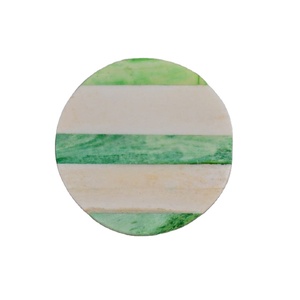 Boutons d'armoire en os vert de mer poignées de commode boutons de tiroir décoratifs en métal rond - Product Image 1