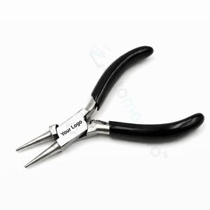 Mini alicates de punta redonda de 3 pulgadas (75 mm) hechos de acero inoxidable de alta calidad, herramienta manual de precisión para la fabricación de joyería OEM - Product Image 3