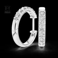 Pendientes de Aro de Diamantes de Oro de Lujo – Joyería Minimalista con Diamantes Naturales y Cultivados en Laboratorio – Proveedor de Joyería Fina Personalizada