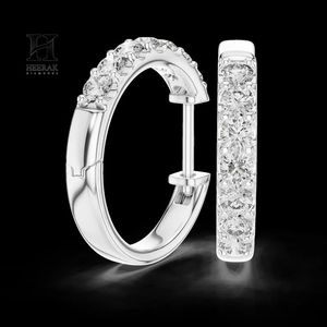 Pendientes de Aro de Diamantes de Oro de Lujo – Joyería Minimalista con Diamantes Naturales y Cultivados en Laboratorio – Proveedor de Joyería Fina Personalizada - Product Image 3