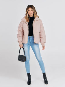 Lightweight Down <b>Jacket</b> Comfortable Puffer Coat Durable Quilted <b>Jacket</b> Windproof Winter Outerwear Down <b>Jacket</b> For Women - Product Image 2