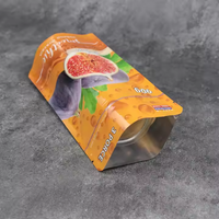 Sachets personnalisés imprimés de qualité alimentaire pour aliments secs, noix, fruits secs, sachets à fond plat pour mangues séchées